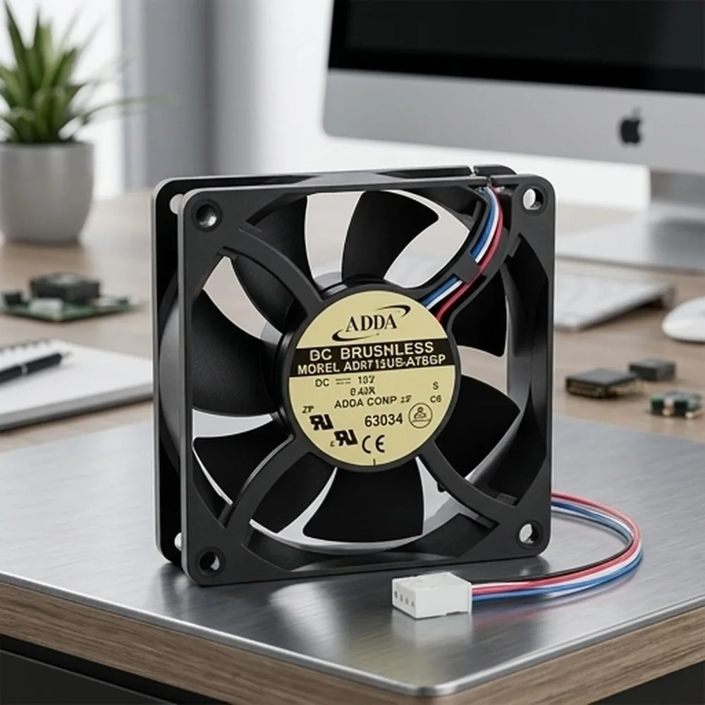

For ADDA AD0712UB-A7BGP DC12V 0.42A 7025 4-wire double ball cooling fan