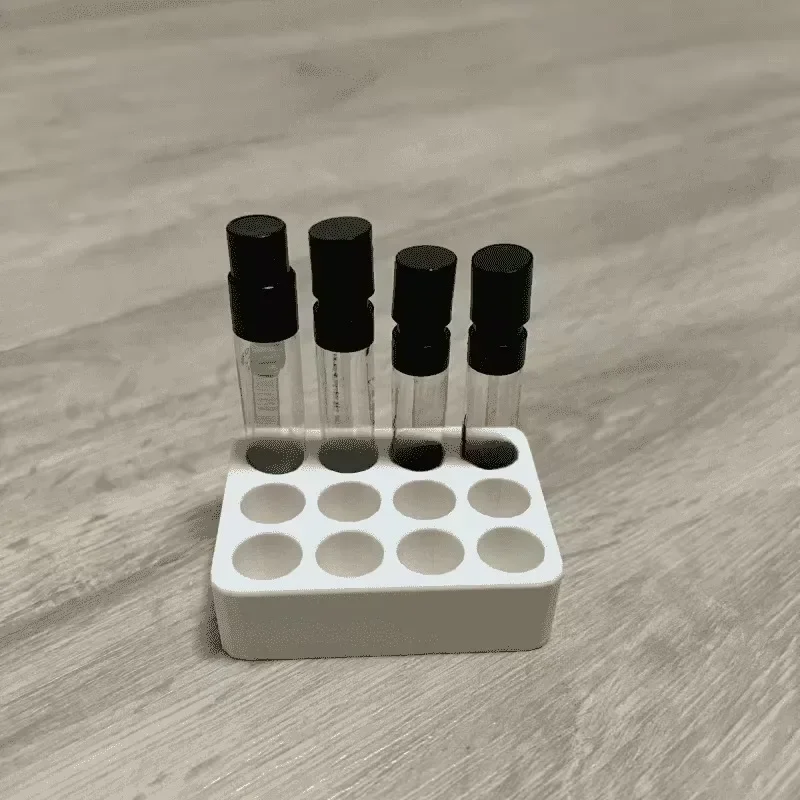 Perfume Sample Storage Table Display Tray For 10mm Diameter Mini Perfume Bottle Sample Bottle Storage Box Cosmetics Storage Rack