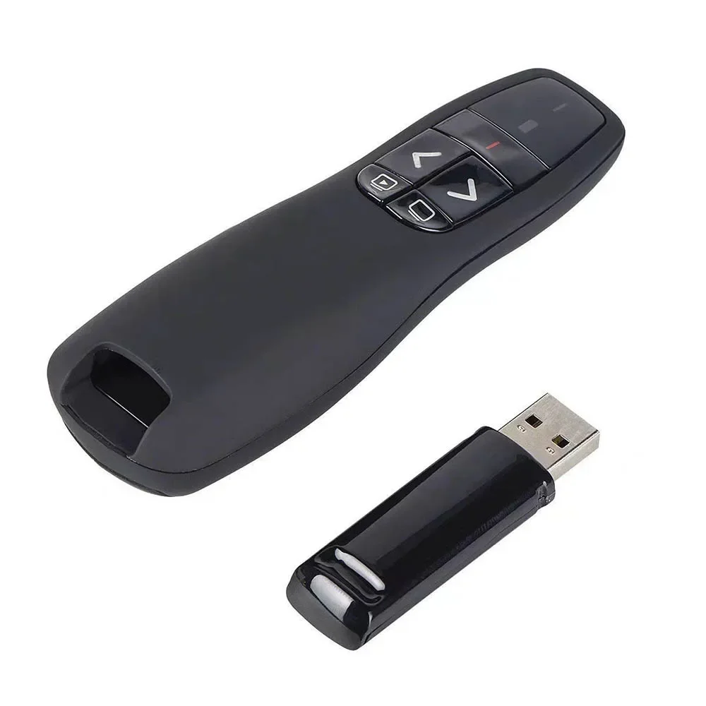 R400 USB Page Flip Pen Presentation 2.4G Wireless Pointer Red Light Pen PPT PowerPoint Page Flip Remote Control