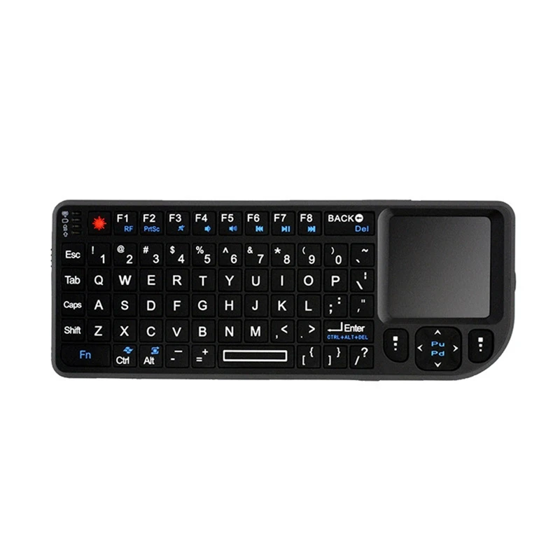 Handheld 2.4G Mini Wireless Keyboard With RF Touchpad Mouse For Smart TV Box PC Tablet