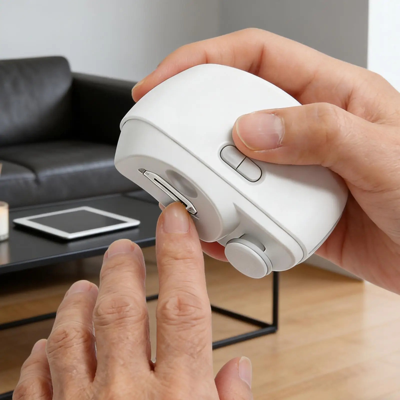 

Electric Nail Clippers Automatic Anicure Trimmer With Light Adult Baby Fingernail Toe Scissors Pedicure Polishing Nails Cutter