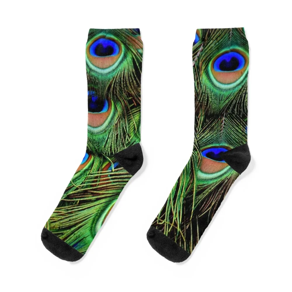 

Peacock Feathers, Feathers, Bird Feathers, Peacock Socks luxury cool anti-slip Luxury Woman Socks Men's