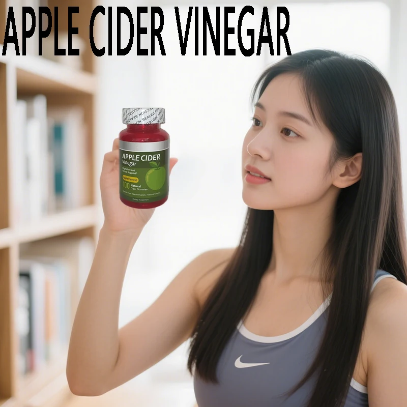 

1 bottle of apple cider vinegar gummies improves intestinal environment promotes digestion assists postprandial metabolism