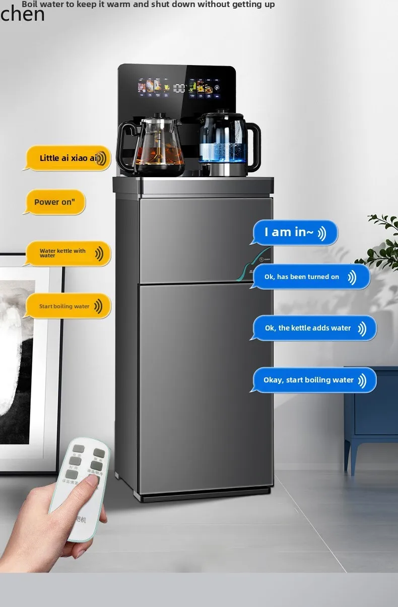 ZML الراقية شاشة تعمل باللمس جديد الشاي بار موزع المياه التبريد الماء المغلي الشاي المنزلية ذكي متكامل العمودي #4