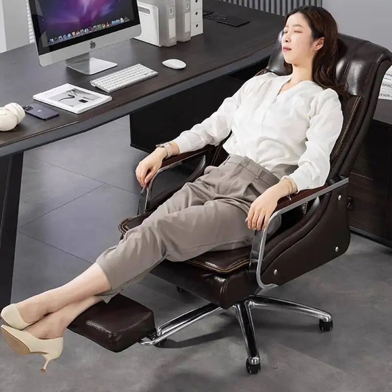 

Footrest Lightweight Office Chair Backrest Wheels Rolling Modern Conference Office Chair Student Mobilya Library Furniture