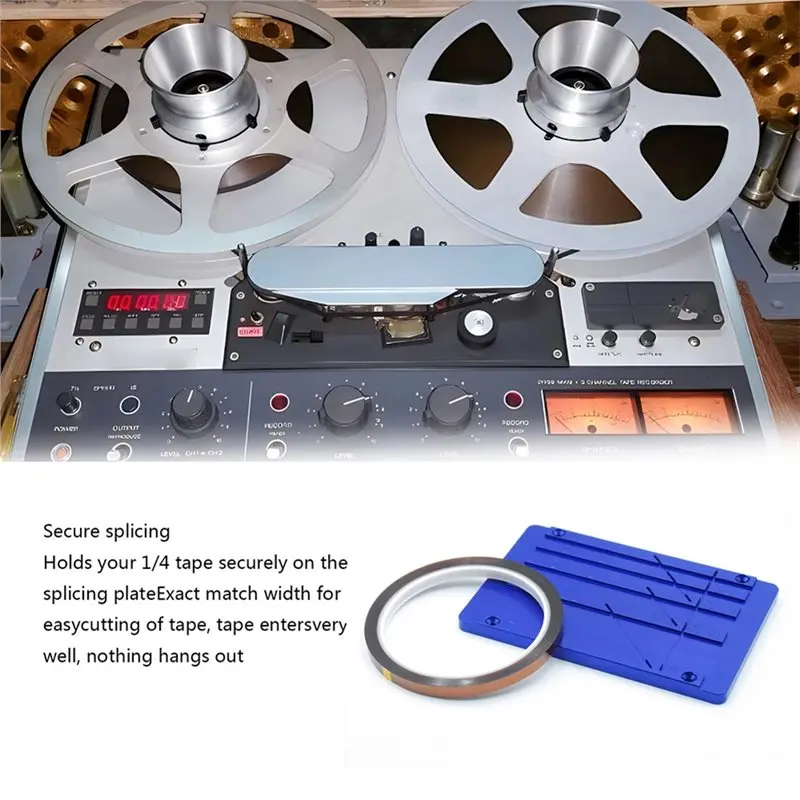[EYEL!NEW!】 Splicing Tape Set Open Reel For Revoxsonido 1/8