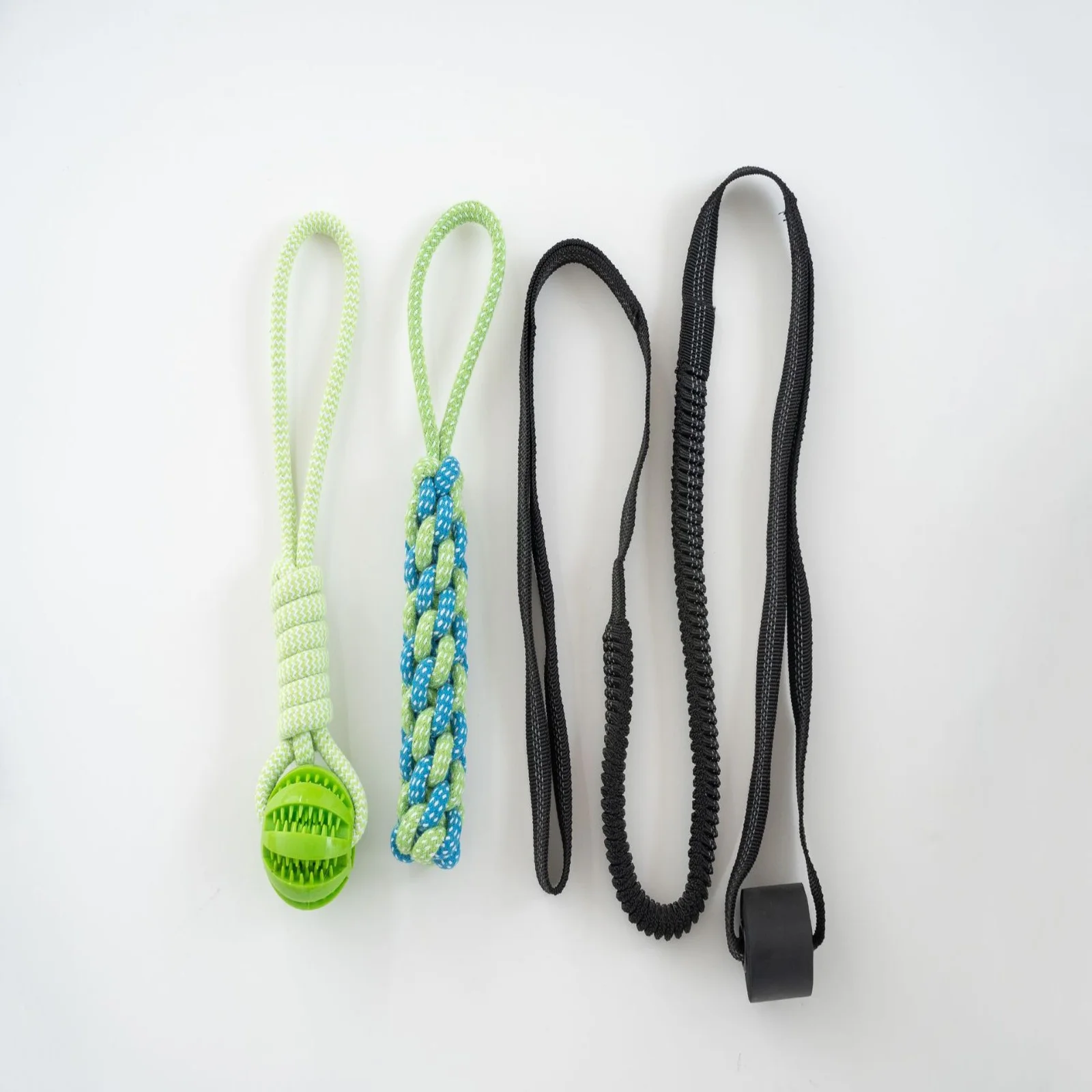 

Dog elastic interactive pull toy with traction rope rope knot ball double bite rope hanging tree hanging toy indoor spring rope