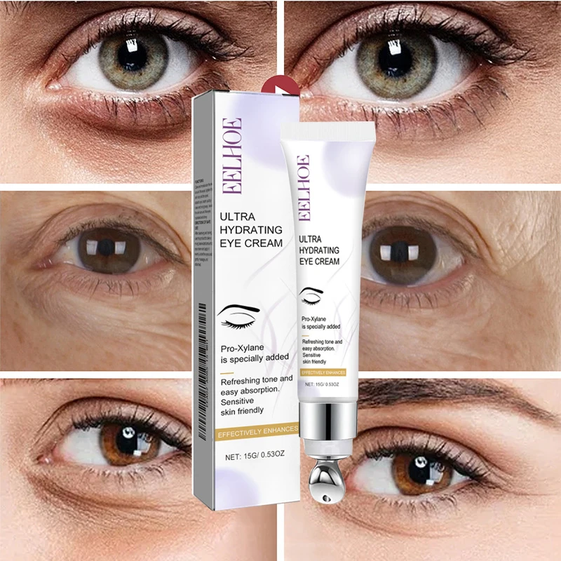 Retinol Menghilangkan Kerutan Krim Mata Pengencang Instan Mengangkat Memudarkan Garis Halus Kantung Mata Anti Lingkaran Hitam Mencerahkan Perawatan Kulit Kecantikan