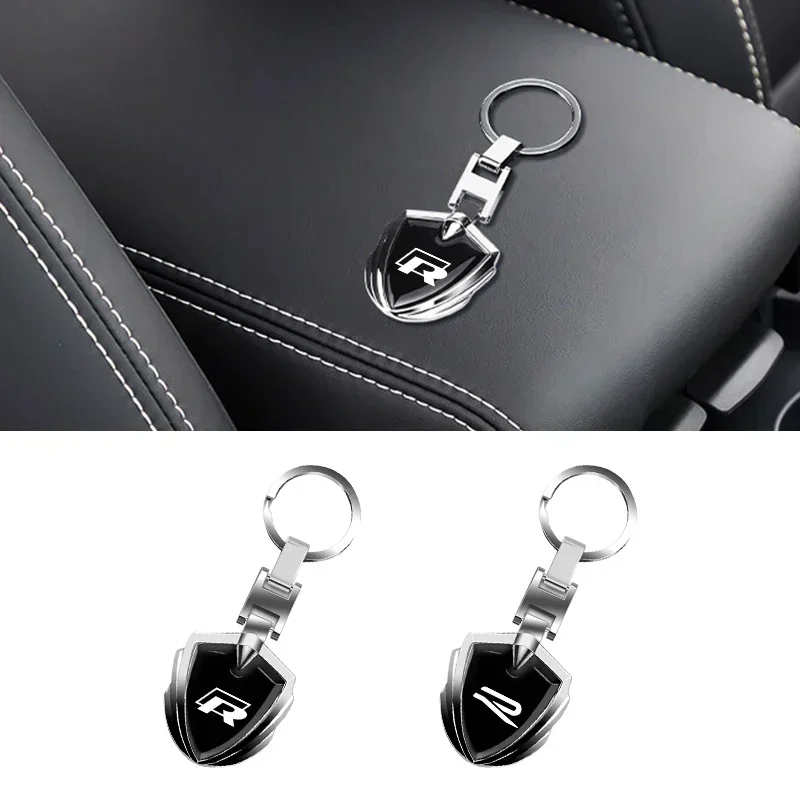 Car Emblem Fashion Metal Keychain 3D Car Metal Key Rings For Volkswagen VW Touran Beetle Golf Passat Jetta Polo Bora CC Lavida