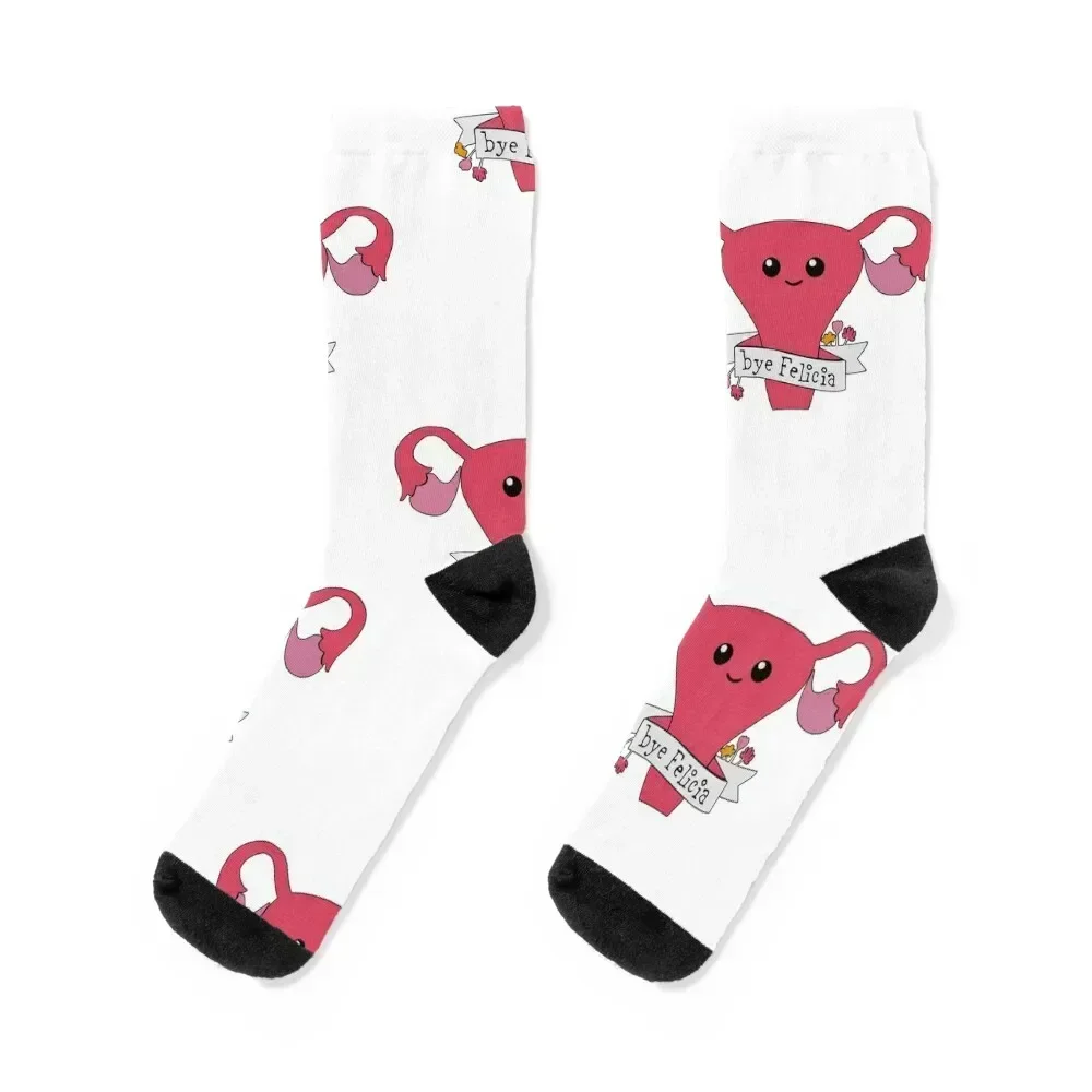 Discover Cool Bye Felicia Uterus Hysterectomy, Socks compression hiking christmas gift Run Socks Woman Men's