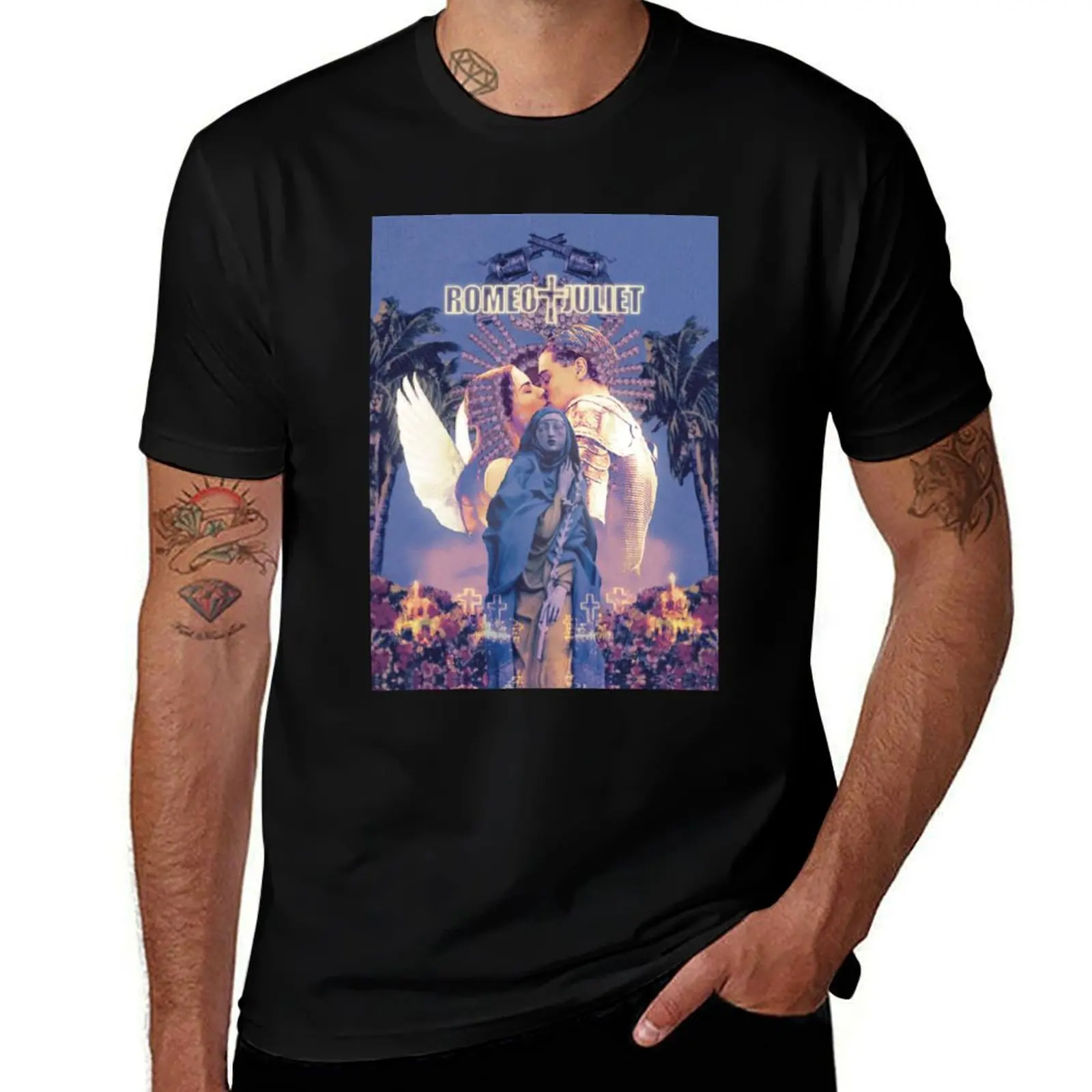 romeo + juliet (1996) poster T-Shirt summer clothes boys whites mens graphic t-shirts