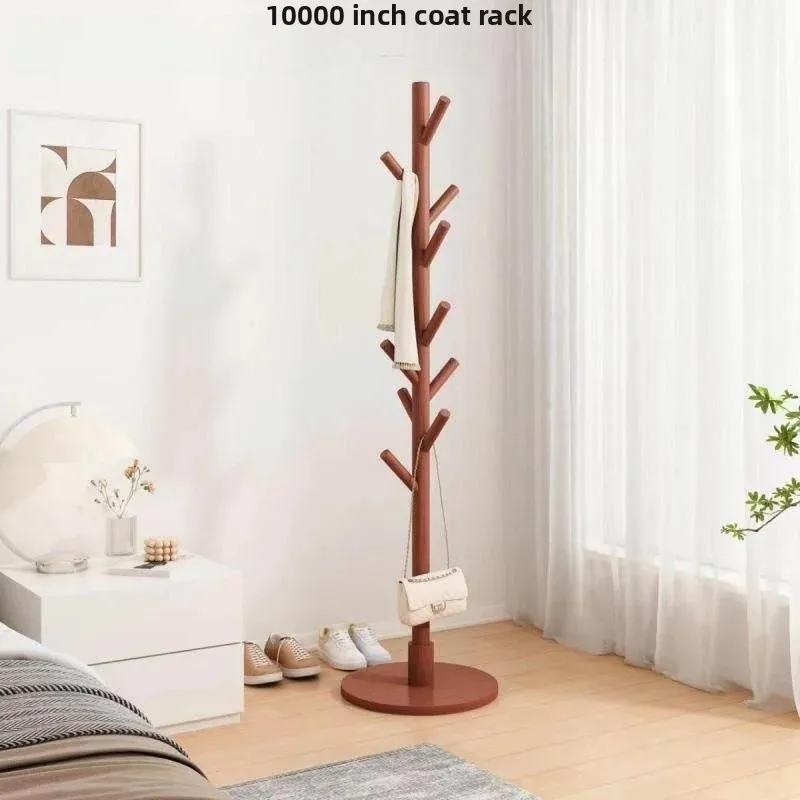 real-wood-clothes-hanger-hat-rack-clothes-storage-layer-stand-bedroom-floor-mounted-home-use-dormitory-hanging-clothes-hanger