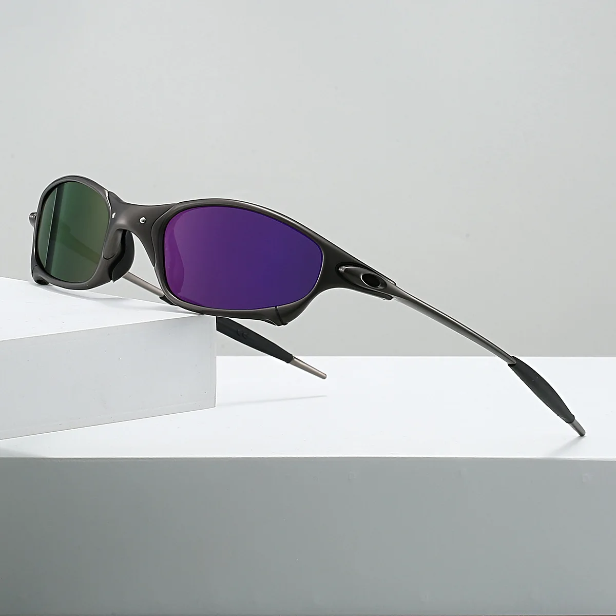 X Metal Juliet Trendy Cycling Glasses with UV Protection Coating, Polarized, Fashionable Sunglasses, Adjustable Shape Design