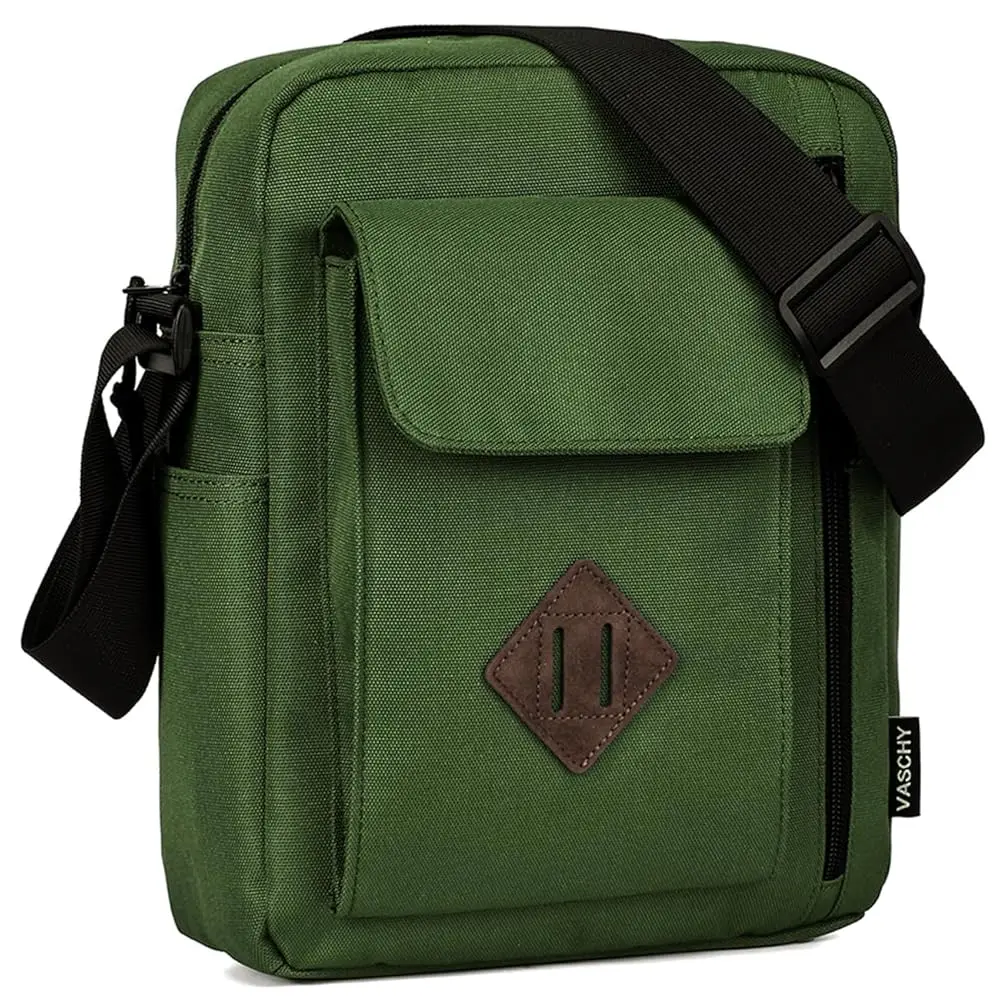 

Small Messenger Bag, Lightweight Casual Crossbody Sling Shoulder Side Bag for Men Women for Work/Travel/Daily