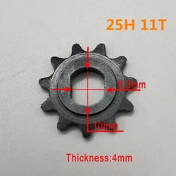 Electric Scooter 9T 11T 13T 25H Sprocket For 25H Chain Motor Pinion Gear DC Motor Motorcycle Transmission System Gear