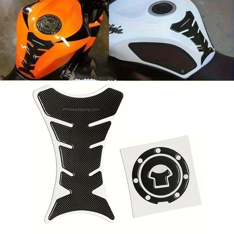 

Suitable For Honda CB250 CB400 CBR400 Motorcycle Three-Dimensional Fuel Tank Cover Film, Fish Bone Protection Sticker Cover.