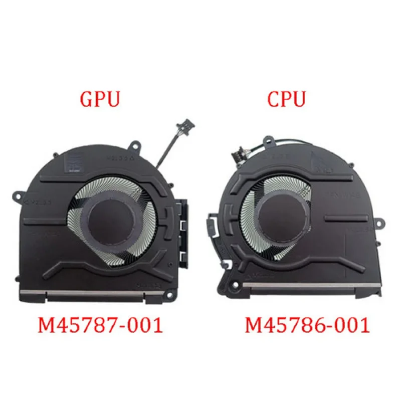 Y+For HP ENVY 17X 17-CH 17T-CH TPN-W148 CPU GPU Cooling Fan M45786-001 M45787-001