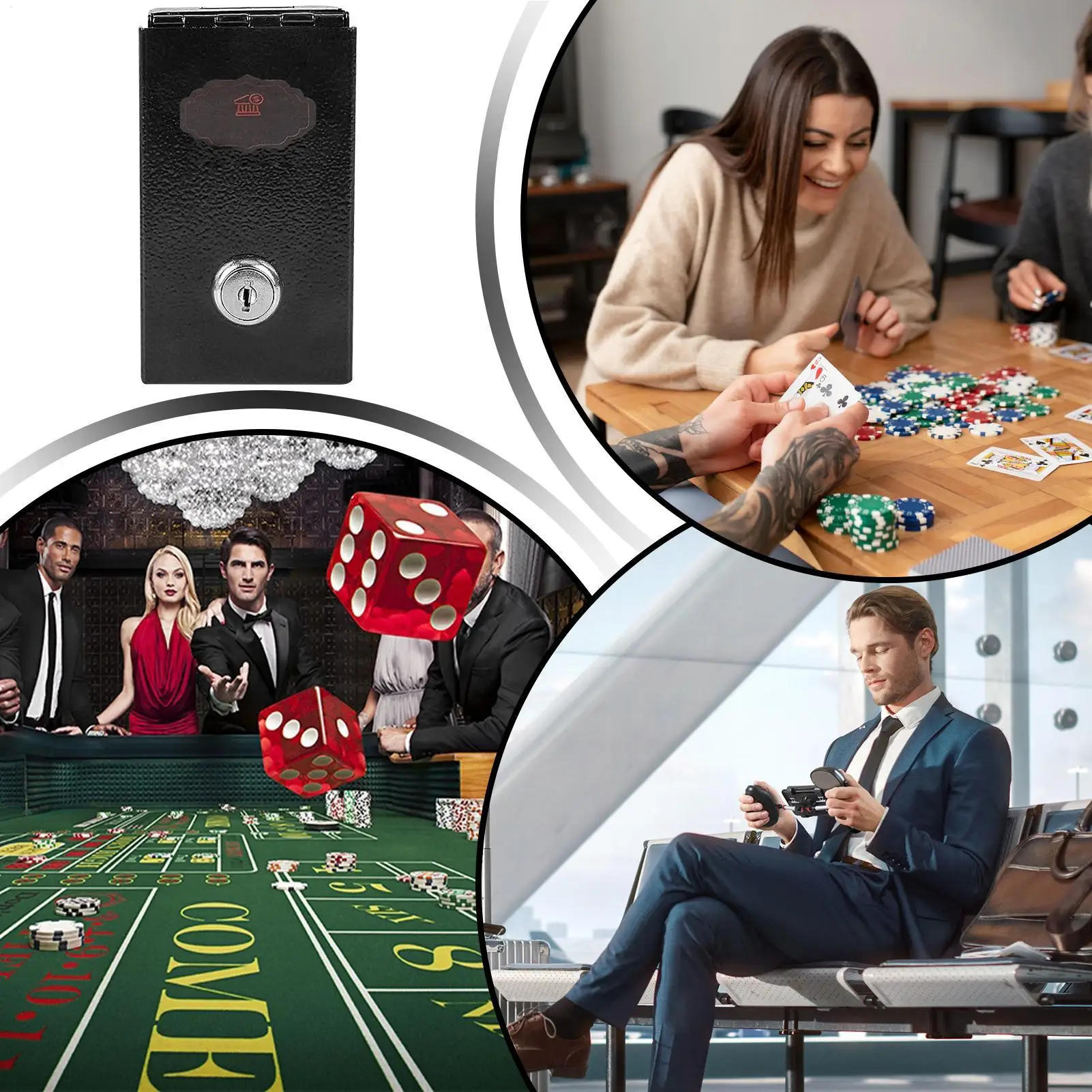 Kassa met slot Draagbare budgetcontrole Speelgoed Kleine spaarpot voor kinderen Jongens Meisjes Reizen Thuis Binnen Kerst Verjaardag Kantoor