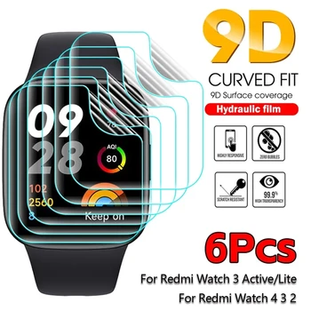 Hydrogel Film For Xiaomi Redmi Watch 4 3 2 Smartwatch Soft Screen Protector Anti-Scratch For Redmi Watch3 Lite Active Cover