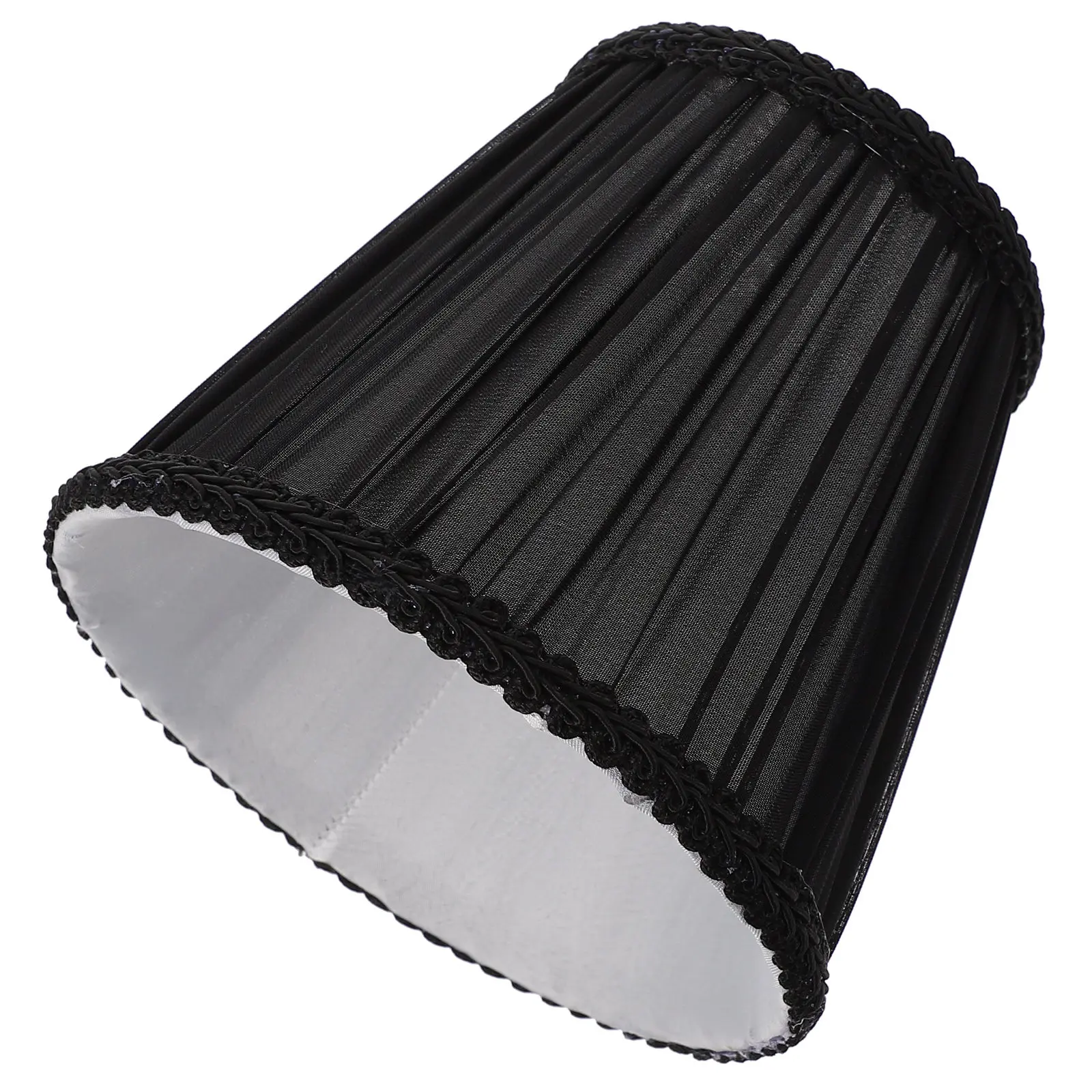 1Pcs Premium Cloth Lampshade Clip Fit Lamp Cover for Ceiling Desk Floor Lamps Decorative Fabric Lamp Shade Natural Warm