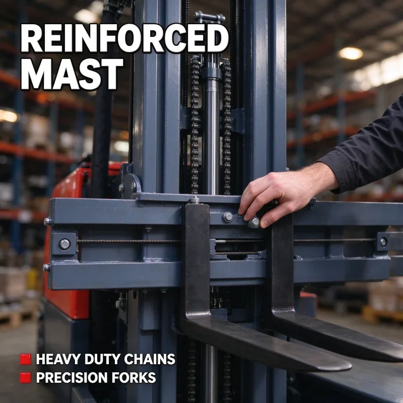 Omnidirectional Reach Truck Flexible Long Material Handling Zero Turning Radius Top Quality OEM Factory Direct Wholesale