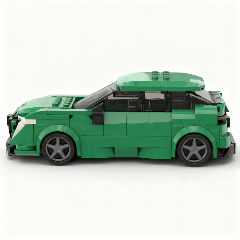 295 stuks MOC Peugeot III Hatchback City Champions Model Bouwstenen Speelgoed Constructie Kerstcadeaus Educatief Bouwstenen Kinderen