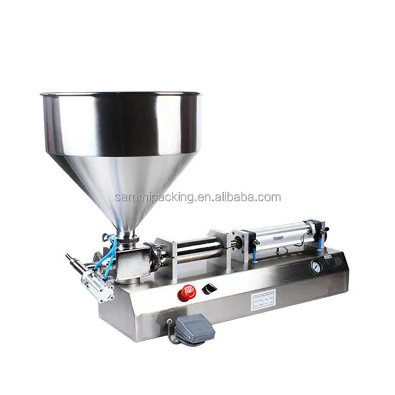 Electric Pneumatic Piston Filling Machine for Cosmetics Cream Paste Gel Liquid Jar Bottle Filler New and Accurate 1ml Filling