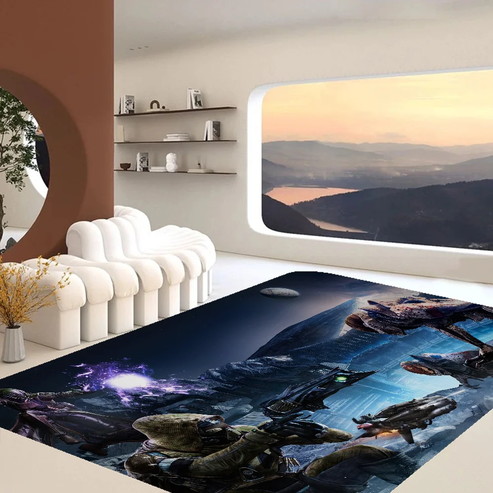 3D Game D-Destiny 2 Printed Bathroom Mat Kids Room Bedroom Decoration Balcony Anti-Slip Doormat Living Room Welcome Rug