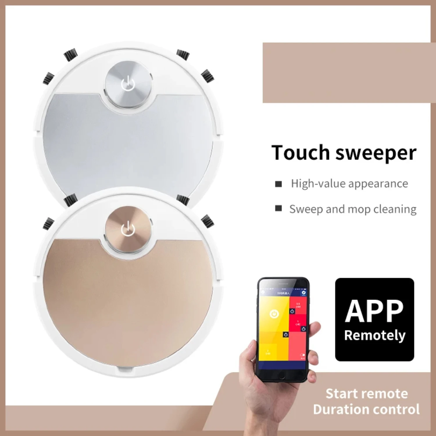 2024  ES06 Smart Remote Control APP Wireless Robot Vacuum Cleaner Cleaning Machine Sweeping Floor Mop   Vacuum Cleaner