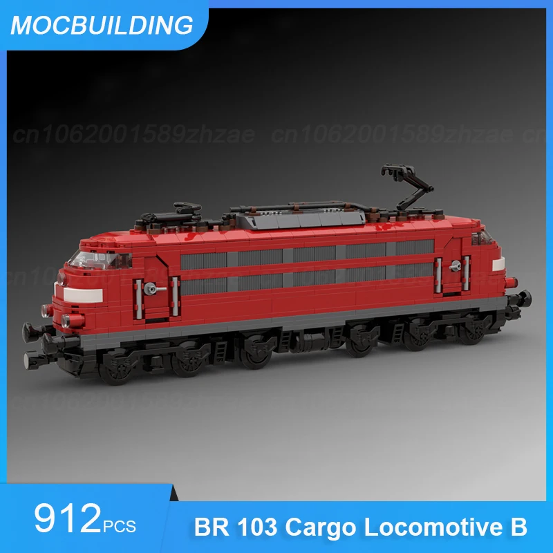 Moc Bausteine br 912 Fracht lokomotive b Zug modell diy montieren Ziegel kreative pädagogische Sammlung Spielzeug Geschenke pcs