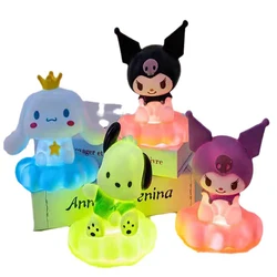 Kuromi Night Light Cute Anime Soft Light Bedroom Bedside LED Light Room Decoration Christmas Children's Toy Gift