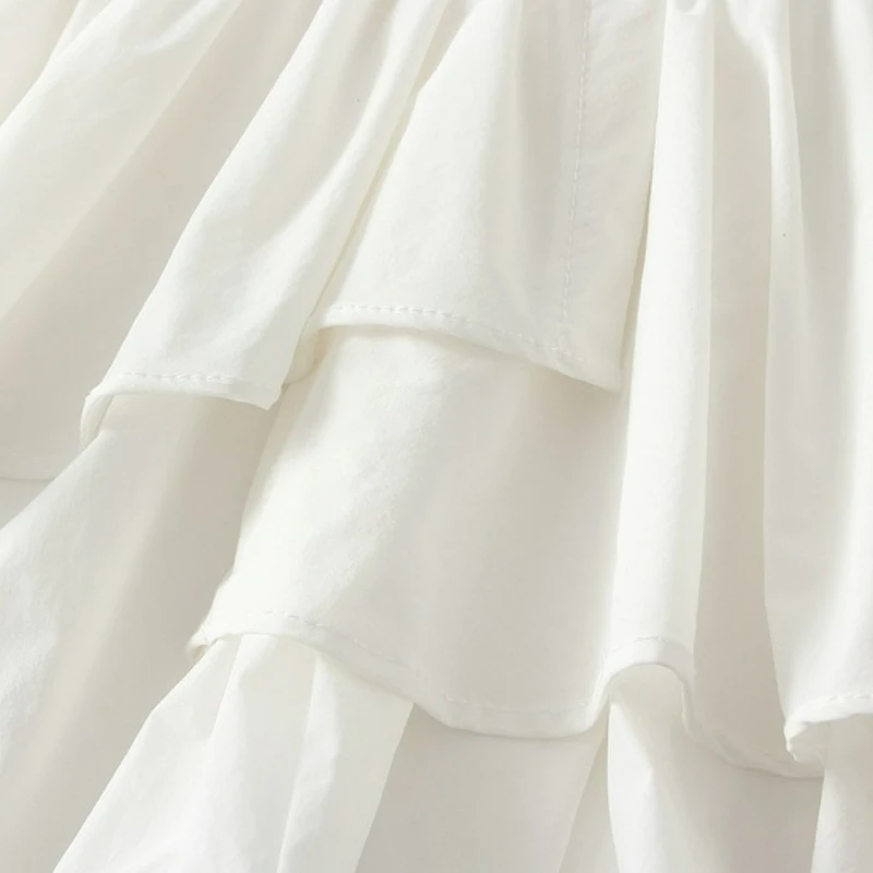 Baljurk Minirokken Dames Kawaii Eetbare Boom Schimmel Esthetische Zomer Eenvoudige Basics Elegante Hoge Taille Meisje Franse Stijl 0507