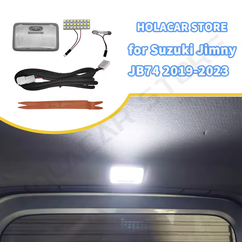 Lampe de lecture intérieure de voiture, lampe de coffre de deuxième rangée pour Suzuki 3 portes Jimny JB64 JB74 2019 2020 2021 2022 2023 2024