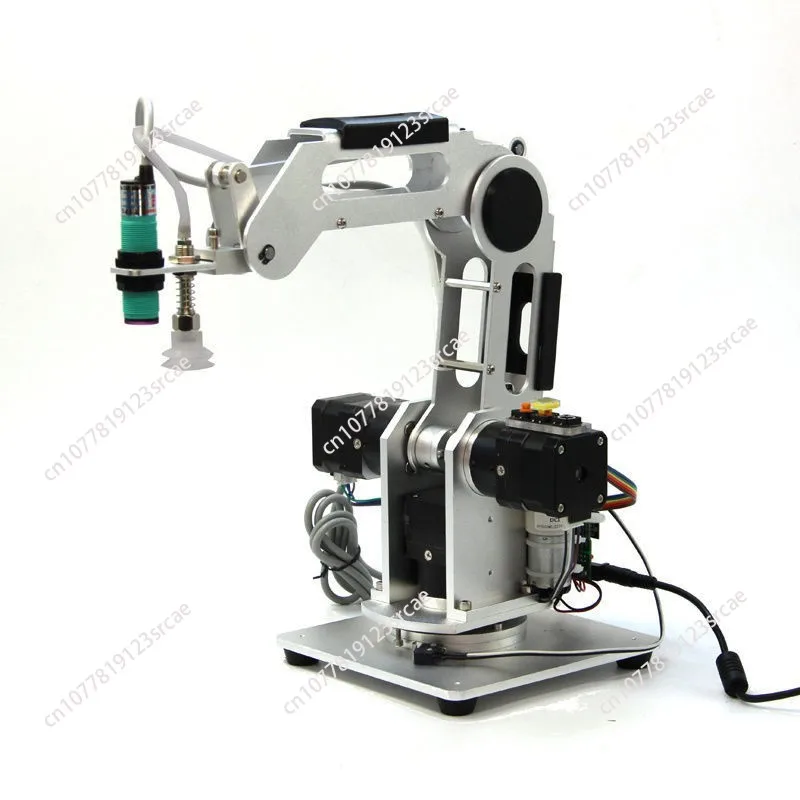 

3-Axis Robotic Arm Industrial – Planetary Deceleration Stepper Motor Desktop Robot Arm DIY Automation Accessories
