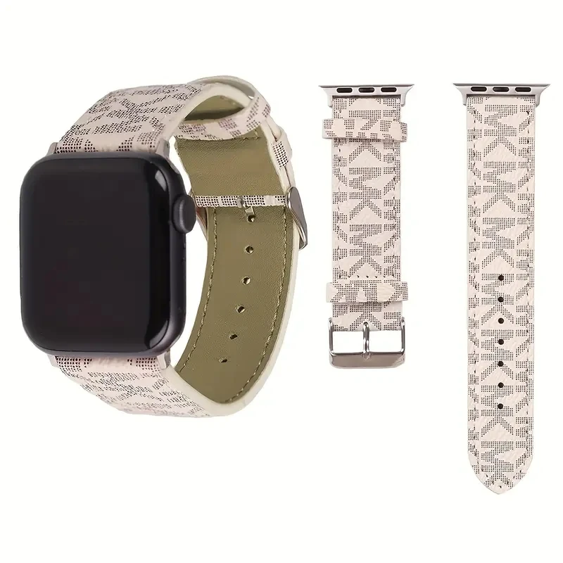 Cinturini per orologi di lusso compatibili con cinturino Apple Watch 38mm 40mm 41mm 42mm 44mm 45mm, cinturino classico con cinturino in pelle retrò di design