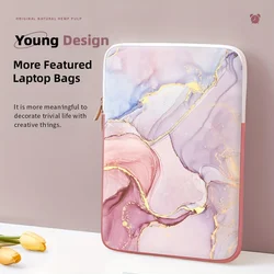 Marble Pattern Laptop Liner Bag 14 Inch 15 Inch Laptop Bag