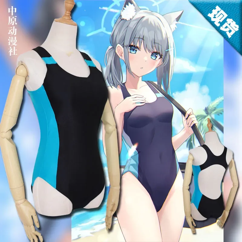 Game Blue Archive Bunny Girl Asuma Toki Cosplay swimming suits Costume Sexy Uniform Women Outfits for Halloween party