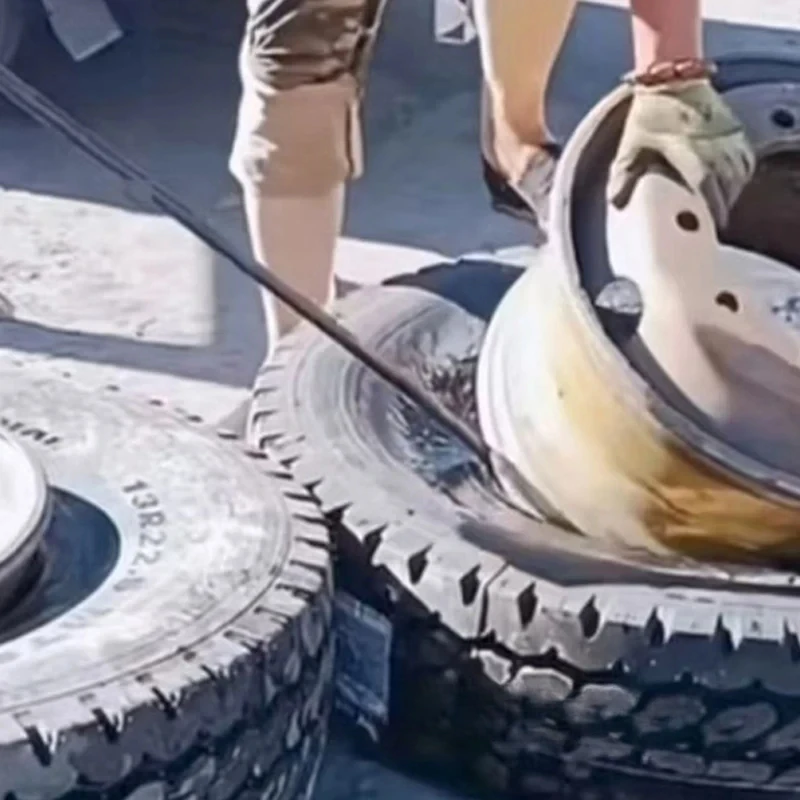 6 Set Piede di porco lungo per pneumatici multifunzione 1.2M Strumento di sostituzione dei pneumatici Barra di leva per auto Piede di porco resistente JC-BT001 Strumenti per la rimozione manuale