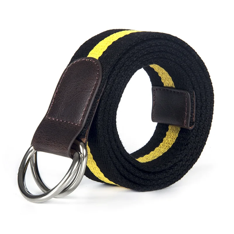 Nieuwe Casual Double-Loop Gesp Riem Riemen Vrouwen Riemen Riemen Canvas Riemen Vrouwen Mode Riemen Voor hoge Kwaliteit Dames