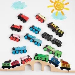 NEW Thomas Trains And Friends Wooden Train Thomas Pocket Toy Model Molly Tank Carriage Oliver Edward Track For Boy Birthday Gift