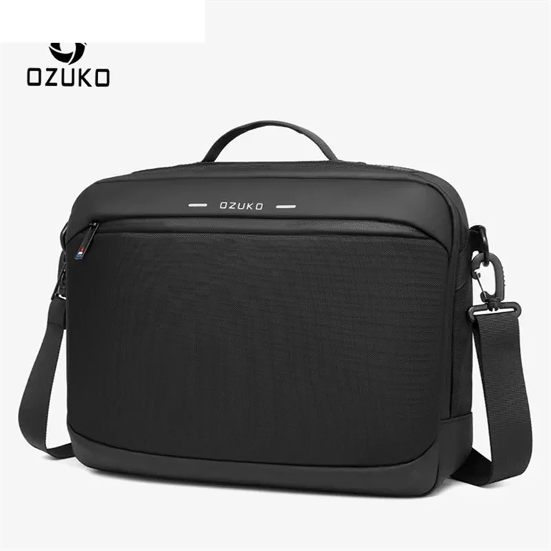 

OZUKO Ipad bag Men's Shoulder Bag Waterproof Oxford Male Travel Bags Casual 13 14 15.6 inch Notebook Laptop Bag Case Handbag