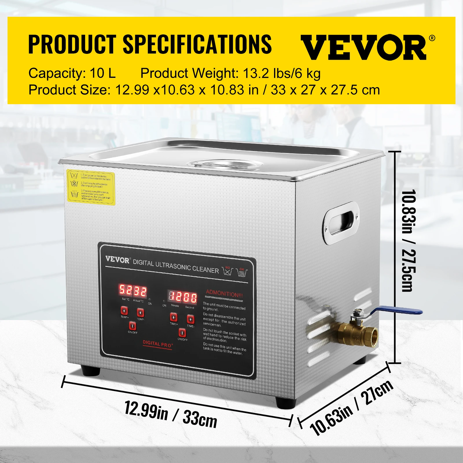 SucceBuy 2L 3L 6L 10L 22L 30L Ultrasone Reiniger Rvs Draagbare Reiniging Wasmachine Echografie Huishoudapparaat