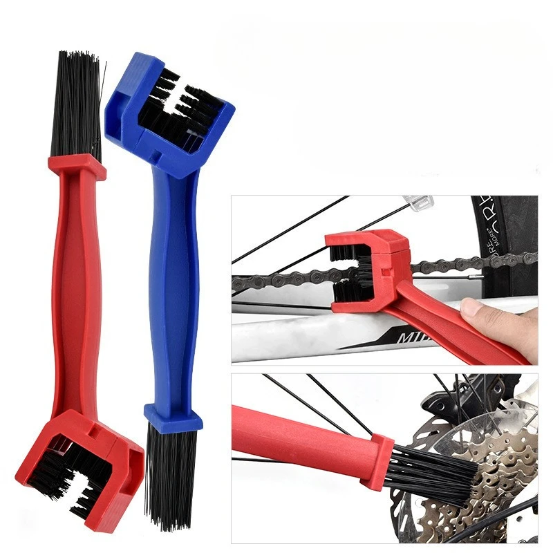 

1PC Multifunctional Bike Chain Cleaning Brush Portable Motorbike Repair Care Accessory