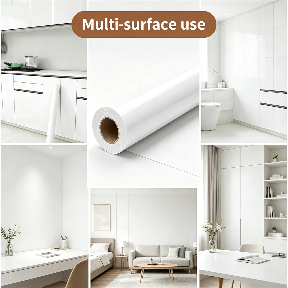 Peel Stick Marble Wallpaper Removable Vinyl Contact Paper Waterproof Decor Sticker for Kitchen Table Cabinet Bathroom
