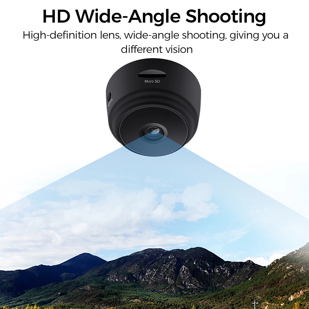 A9 Wireless Camera WiFi Baby Room Monitor Smart Home Anti-theft Remote APP Video Voice Recorder 1080P HD IP Cam for ios android