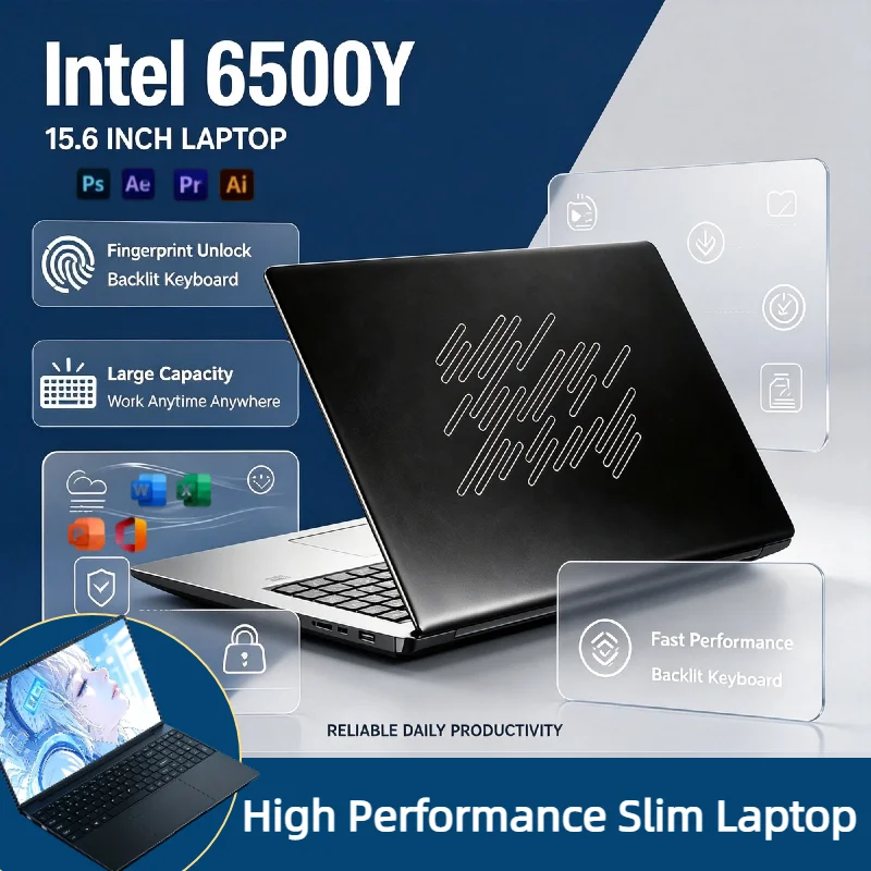Intel 6500Y 15.6 Convertible Tablet 32GB RAM 512GB SSD FHD IPS Bezel Less Stylus Support For Drawing Sketching Notes