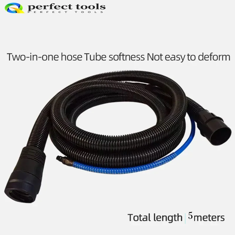 

Suitable For Festool Dry Mill Car Paint Sanding Pneumatic Dry Mill Two-In-One 5 Meters Dust Collecting Bucket Suction Hose
