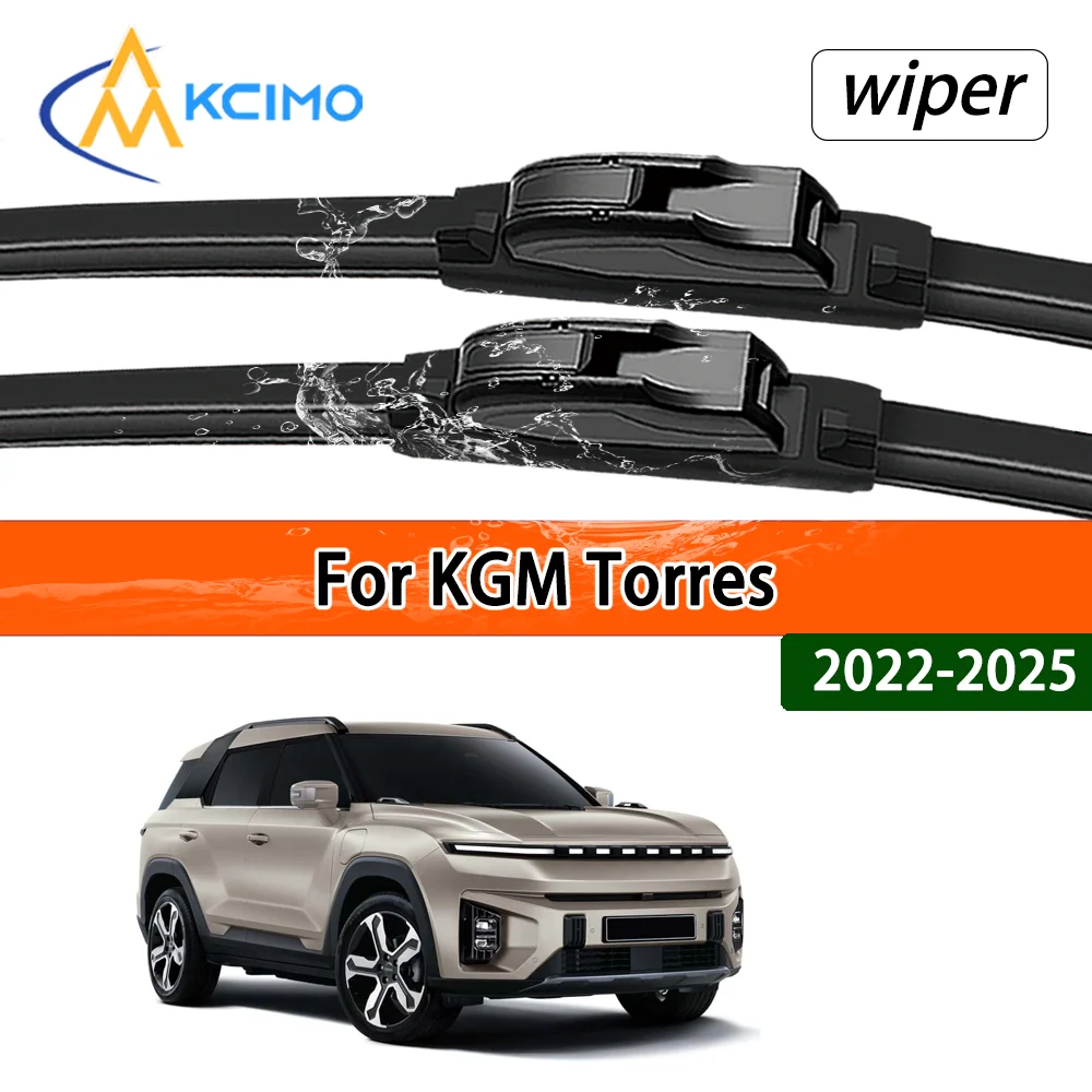 

For KGM Torres 2022-2025 2023 Vehicle Models Compatible Stable Quiet Front Windshield Wipers Auto Window Replacement Parts