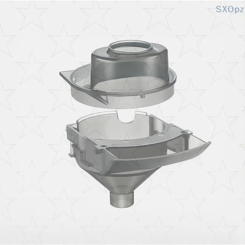 قطع الغيار: قمع وغطاء لموزع تركيبة Baby Brezza