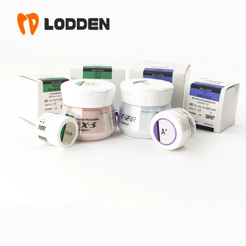 CZR Noritake Luster LT1 Porzellanpulver 50g Basis Opak Dentine für Zirkonoxid-Kronen und -Veneers Dental Labor Restaurationsmaterial – Detail 2